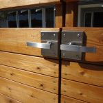 Double Gate Hardware with 316 Marine Grade Stainless Steel Alta Gate Latch