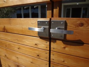 Double Gate Hardware with 316 Marine Grade Stainless Steel Alta Gate Latch