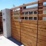 Horizontal Contemporary Double Gate Entrance