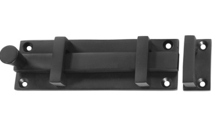 Bronze Black Slide Bolt Gate Lock