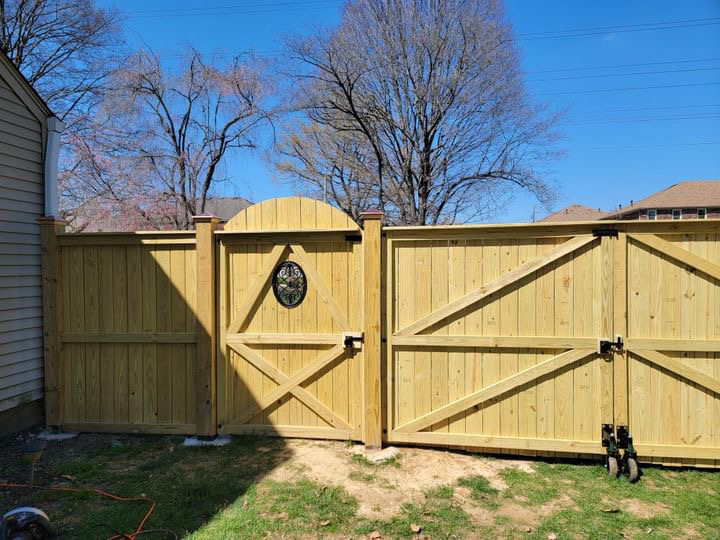 360 Yardware 6149-LDSP Contemporary Ring Gate Latches in Satin Black from Snug Cottage Hardware with blocking