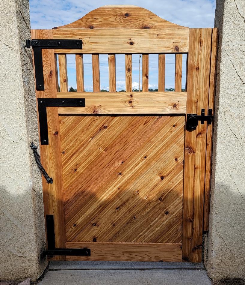 360 Yardware Contemporary Ring Gate Latch from Snug Cottage Hardware 6149-LDSP