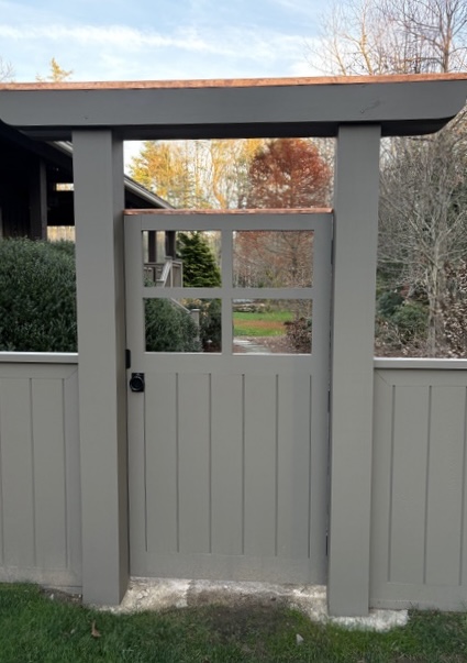 Snug Cottage 6149-LDSP Ring Latch with 360 Yardware 92503 Ball-Bearing Hinges